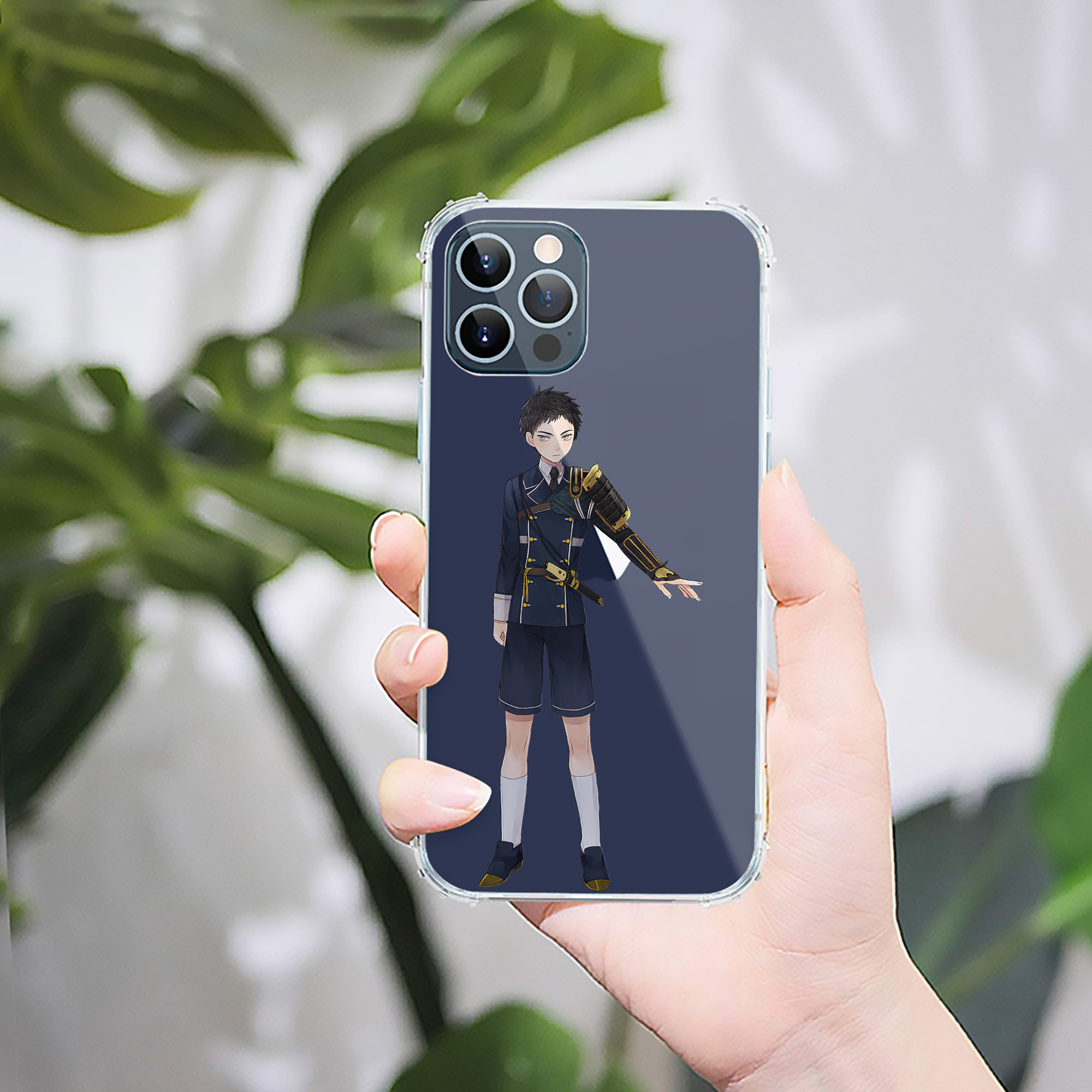 （画像用） 刀剣乱舞 Touken Ranbu 【iPhone 12シリーズ対応】透明スマホケース（クリアソフトケース）